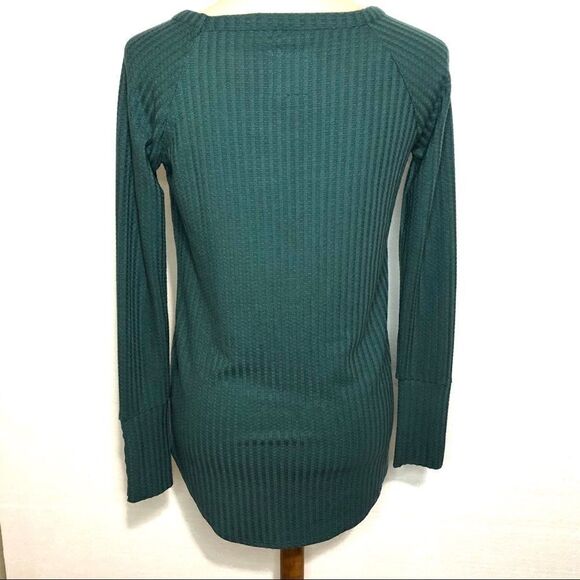 CHASER WAFFLE KNIT THERMAL LONG SLEEVE TOP - Picture 5 of 10